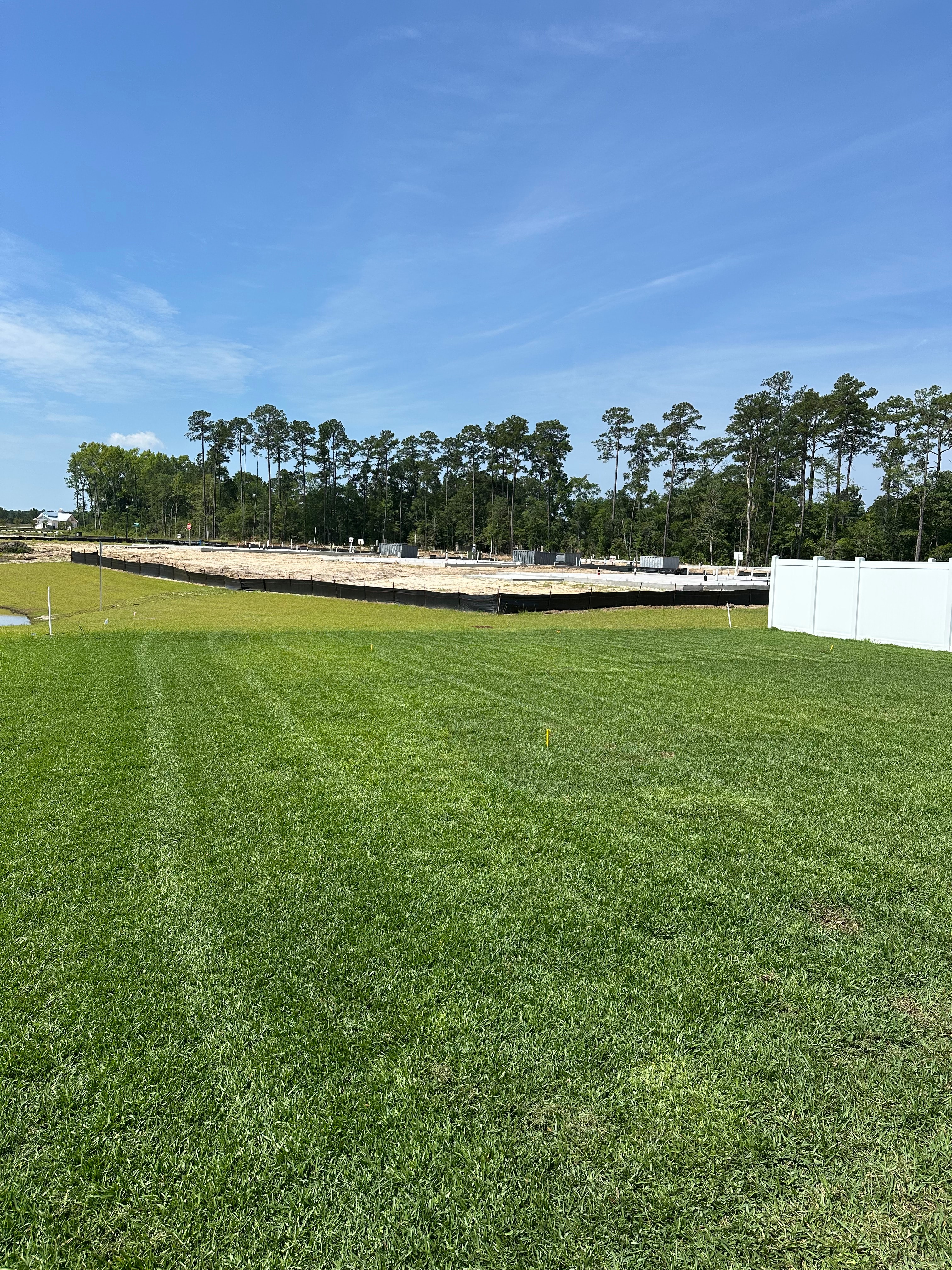 Freshly cut Horry County lawn by Carolina Coast Lawn Care